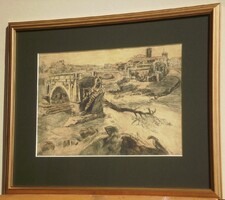 (N) Révész Imre (1859-1945) : Róma – Tevere