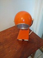 Elektofém asztali, fali lámpa, Space Age" stílusú eyeball (gömb)