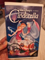 WALT DISNEY  CINDERELLA   VHS film USA/Canada  angol nyelvű makulátlan gyűjtő  darab