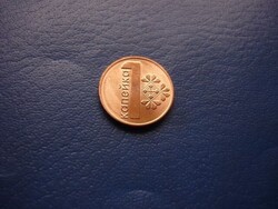 BELORUSSZIA /FEHÉROROSZORSZÁG / BELARUSZ 1 KOPEK 2009 (2016) RITKA! UNC!