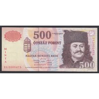 Magyarország,500 forint 1998 EA - MINTA UNC