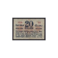 Magyarország,20 fillér 1919 - KÉPES ÚJSÁG VG