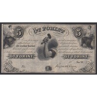 Magyarország,5 forint 1852 B UNC