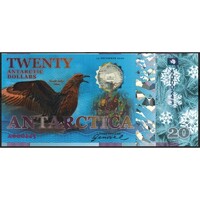 Antarktisz,20 antarctic dollars 2020 UNC