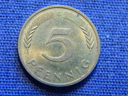 Németország 5 Pfennig 1988  G