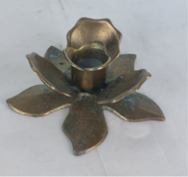 Gyertyatarto, viragos, kis gyertyatarto, bronz