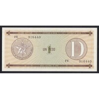Kuba,1 peso 1985 - D UNC