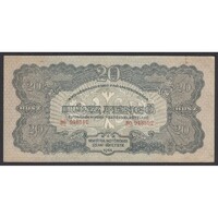 Magyarország,20 pengő 1944 EF+