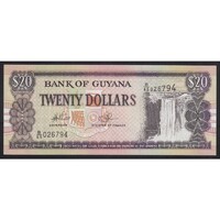 Guyana,20 dollars 2009 UNC
