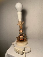 M.I. Hummel (Goebel) porcelán figurás asztali lámpa