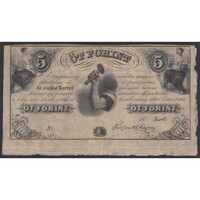 Magyarország,5 forint 1852 C F