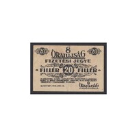 Magyarország,20 fillér 1919 - 8 Órai újság VF