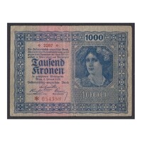 Ausztria,1000 kronen 1922 F