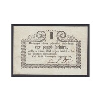 Magyarország,1 pengő forintra 1849 - Rozsnyó EF+