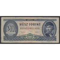 Hungary, 20 Forint 1960 F