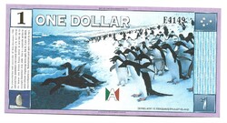 1 dollár 1999 Atarctica Antarktika Antarktisz UNC