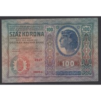 Magyarország,100 kronen/korona 1919 - DEUTSCHÖSTERREICH F