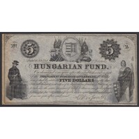 Magyarország,5 dollars 1852 A aUNC+