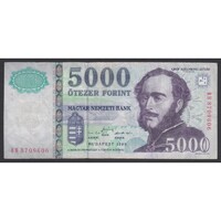 Magyarország,5000 forint 1999 BH F
