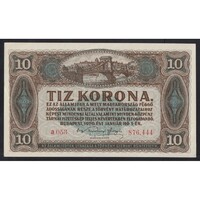 Magyarország,10 korona 1920 aUNC+