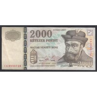 Magyarország,2000 forint 1998 CA EF