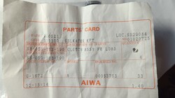 AIWA S8 059 163 190 NOS clutch assy kazettás mechanika alkatrész gyári AIWA