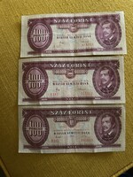 Régi magyar 100 forintos papírpénz
