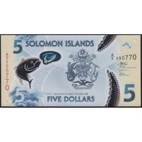 Salamon-szigetek,5 dollars 2019 P38b UNC