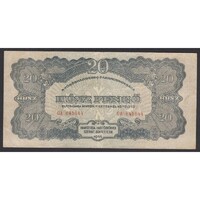 Magyarország,20 pengő 1944 F