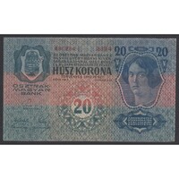 Magyarország,20 kronen/korona 1913 F+