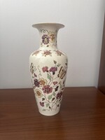 Zsolnay Pécs 871/0/026 kézzel festett pillangós váza Trajcsikné szignó. 26,5 cm. Évjelzés: 2000