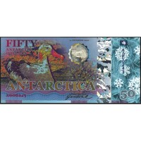 Antarktisz,50 antarctic dollars 2020 UNC