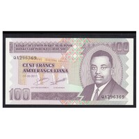 Burundi,100 francs 2011 UNC