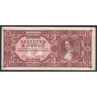 Magyarország,100.000 b.-pengő 1946 EF+