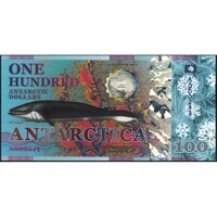 Antarktisz,100 antarctic dollars 2020 UNC
