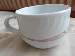 Bavaria porcelán, mintás fehér kávéscsésze