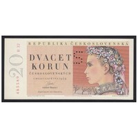 Csehszlovákia,20 korun 1949 - SPECIMEN UNC