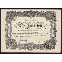 Magyarország,10 forint 1849 - Szemere - Zsolnay gyűjtőklub 1964 Pécs - Gyűjtői másolat aUNC+