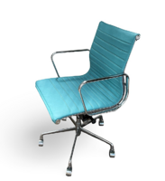 Design ikon valódi bőrben – Eames EA 117 stílusú prémium irodaszék (Frissen kárpitozva)