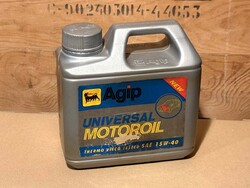 Régi Agip motorolaj 1 L bontatlan flakon - 1997