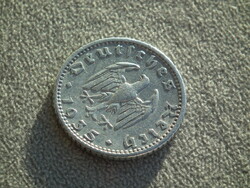 Németország, birodalmi 50 Pfennig (Reichspfennig), 1935 F