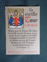 Bor címke,Svájc,Fonjallaz s.a. Epesses,La vieille Tour Lavaux bor,0.7 l.  1980-