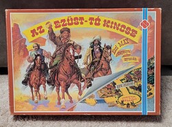 Retró „Az Ezüst-tó kincse” társasjáték (Novoplast) – Hiánytalan, eredeti darab!