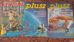 Füles,Mai,Plus,Kenguru magyar rejtvényújság- és magazincsomag az 1980-as évekből – 27 db..........