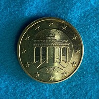 Németország - Germany - 50 euro cents - 2002 coin - G