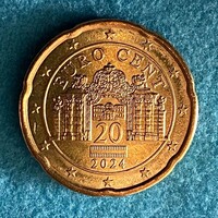 Austria - 20 euro cents - 2024 coin - aUNC