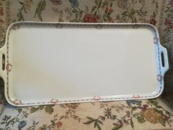 Csehszlovák porcelán süteményes tálca