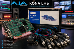 AJA KONA LHe PCIe Professional HD-SDI Video Card + 101884 Breakout Cable, Boxed