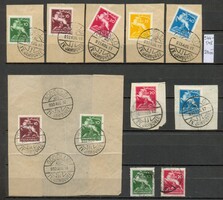 M94 - 1933. évi IV. Cserkész Világdzsembori (Gödöllő) emlékbélyeg tétel (11 db).
