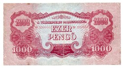 1000 pengő 1944 (ritka)